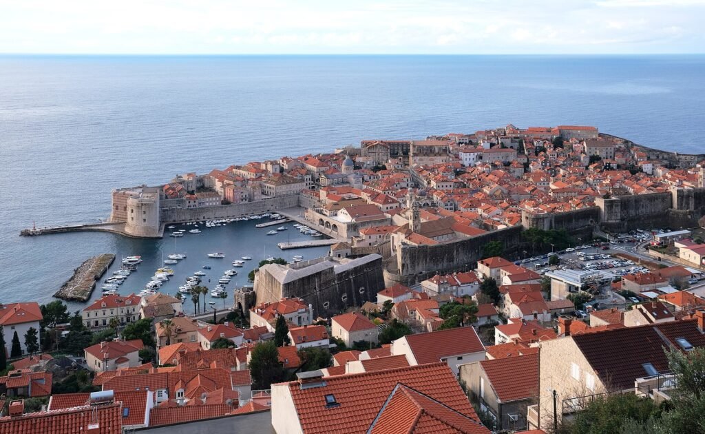 Dubrovnik old town and city walls, Croatia