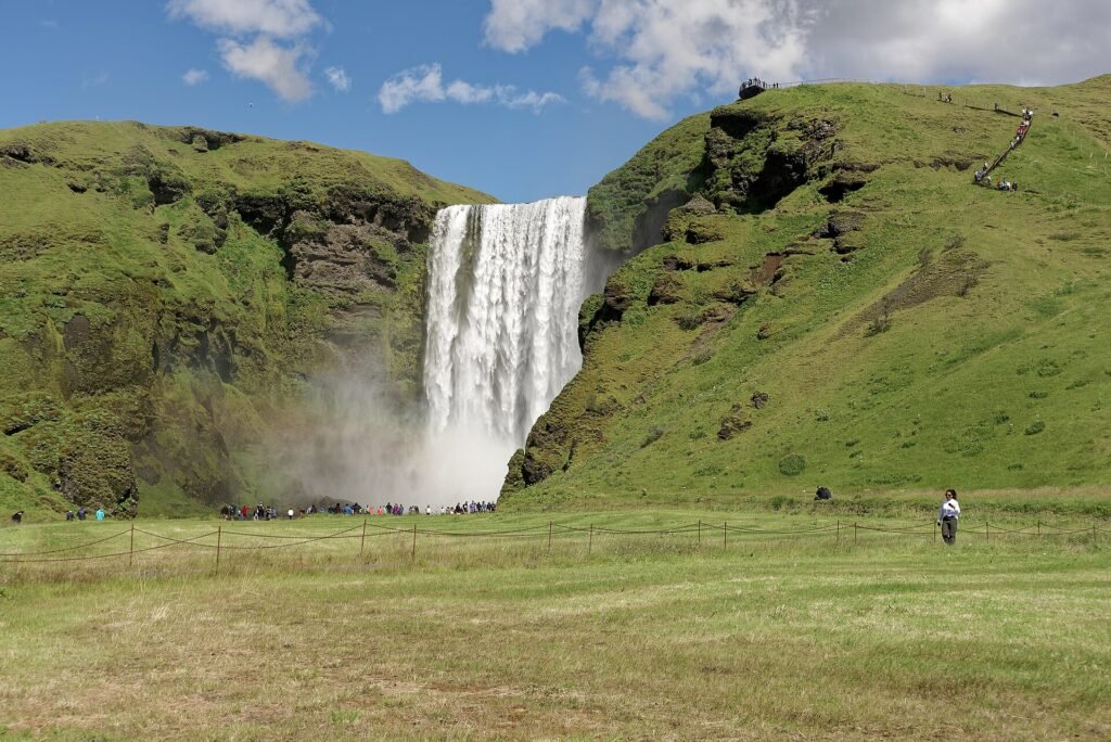 Skogafoss waterfall in southern Iceland