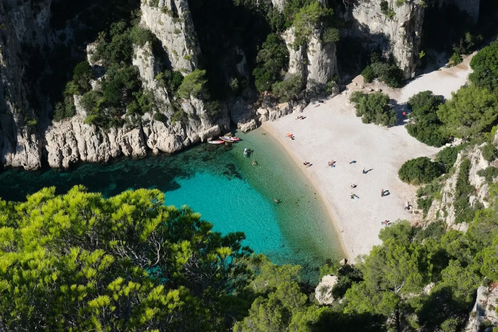 The Calanque d'En-Vau near Marseille and Cassis