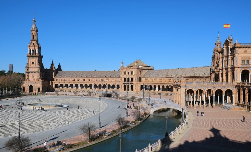 Plaza de Espana in Seville, Spain