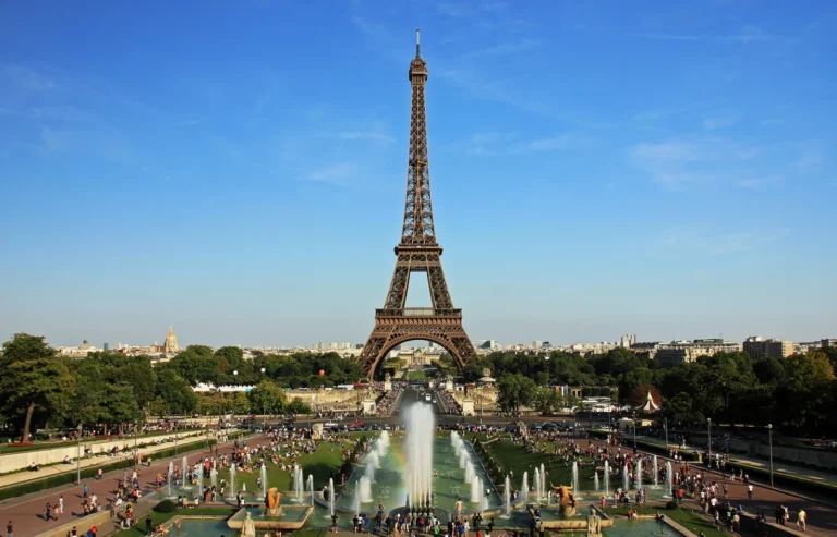 Contact France Travel New with questions about travelling in France: the Eiffel Tower from the Trocadero