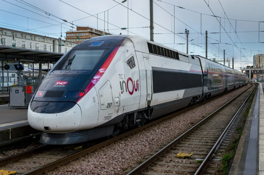TGV high-speed train in France