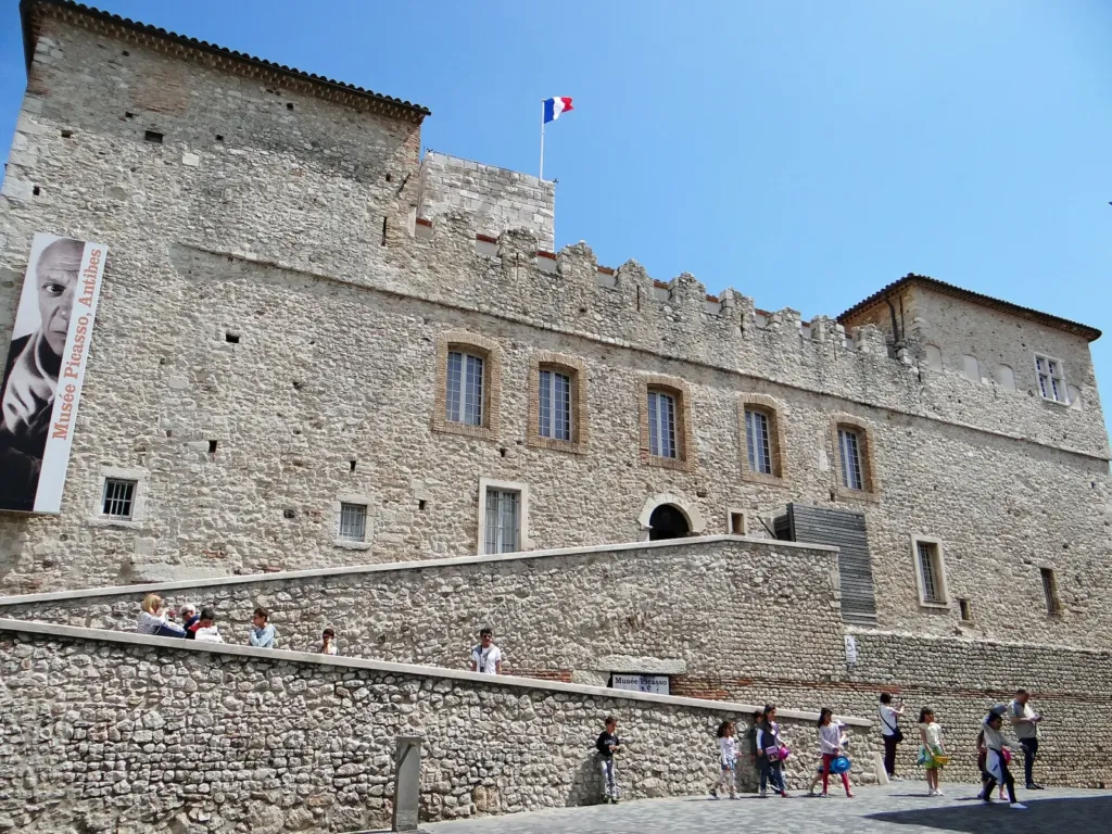 The Château Grimaldi, home of the Picasso Museum in Antibes