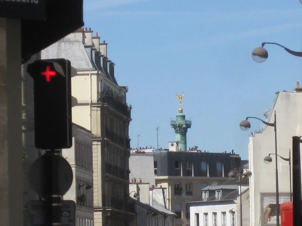The July Column on Place de la Bastille, Paris