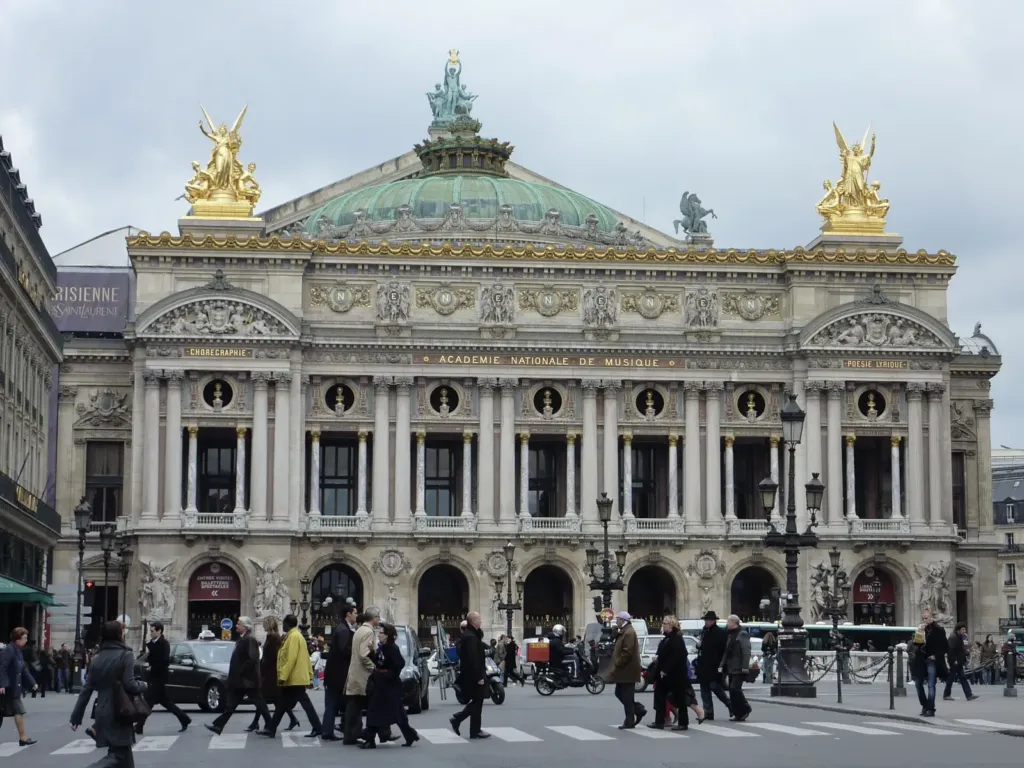 The Palais Garnier opera house in Paris