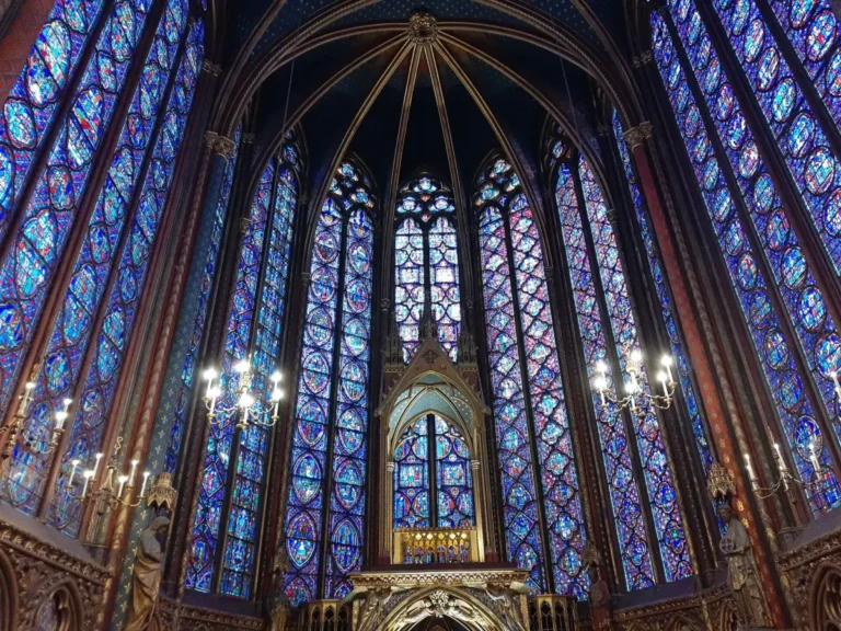 Sainte-Chapelle upper chapel with its 15-metre stained glass windows
