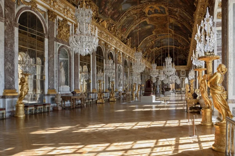 The Hall of Mirrors, the highlight of a Versailles day trip from Paris