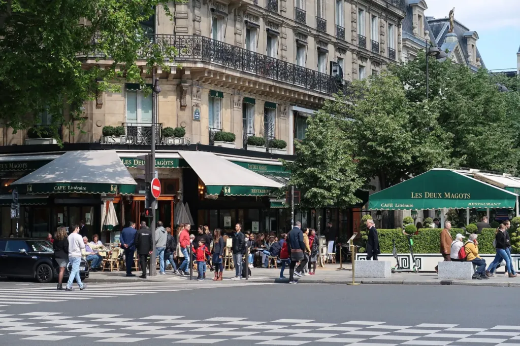 Where to stay in Paris: café terraces in Saint-Germain-des-Prés
